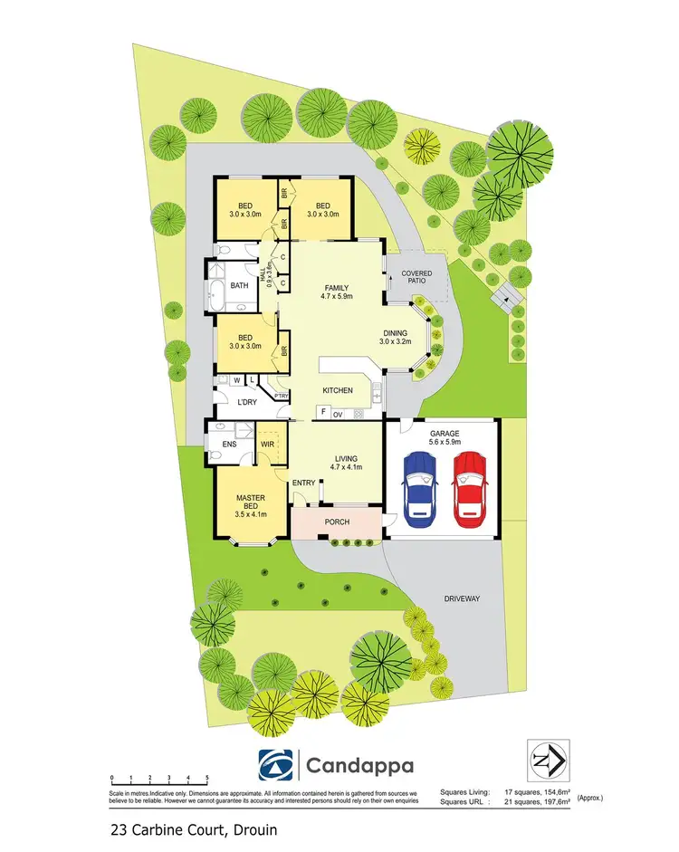 Floorplan of Homely house listing, 23 Carbine Court, Drouin VIC 3818