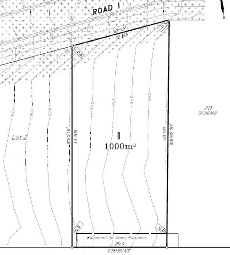 Floorplan of Homely land listing, Lot 1- 3 Majestic drive, Pomona QLD 4568