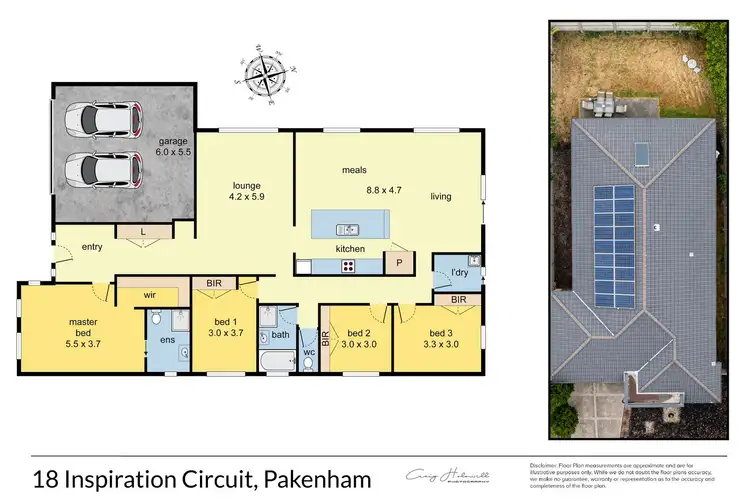 Floorplan of Homely house listing, 18 Inspiration Circuit, Pakenham VIC 3810
