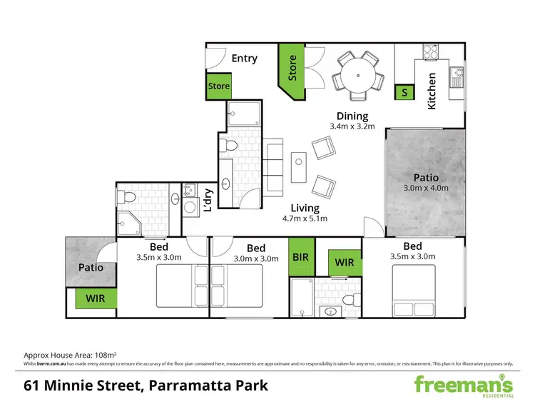 Floorplan of Homely apartment listing, 5/61-63 Minnie Street, Parramatta Park QLD 4870