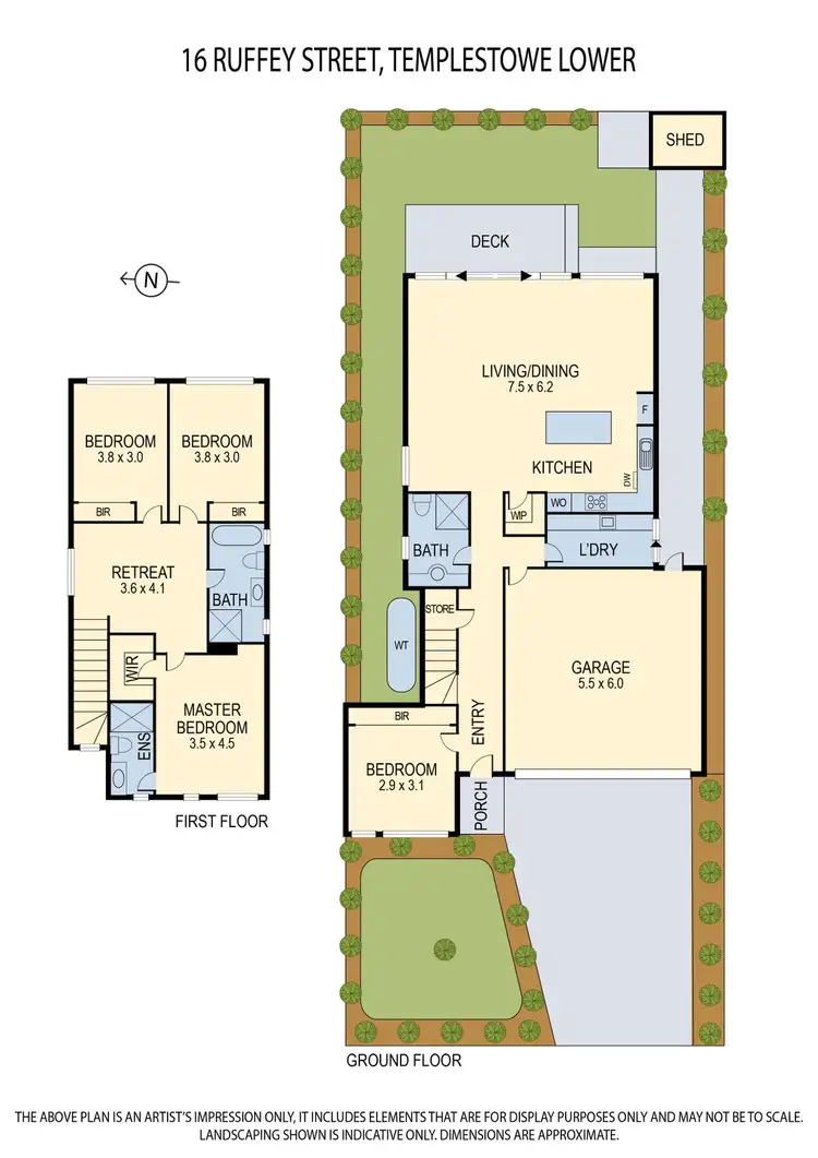 Floorplan of Homely house listing, 16 Ruffey Street, Templestowe Lower VIC 3107