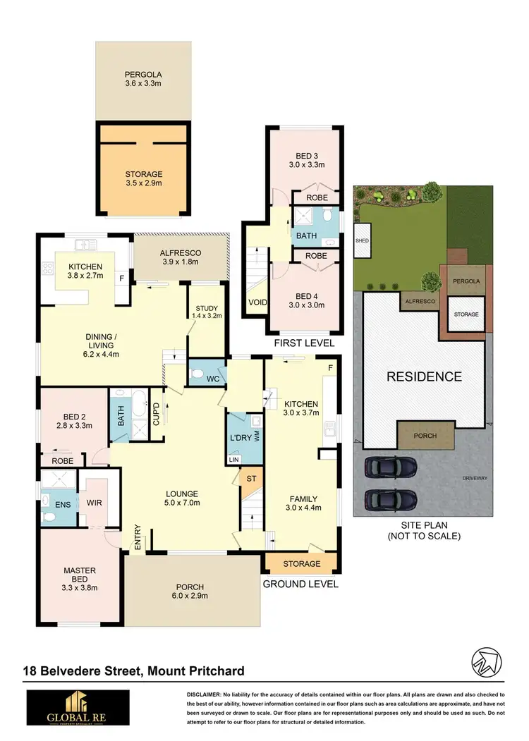Floorplan of Homely house listing, 18 Belvedere St, Mount Pritchard NSW 2170