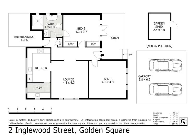 Floorplan of Homely house listing, 2 Inglewood Street, Golden Square VIC 3555
