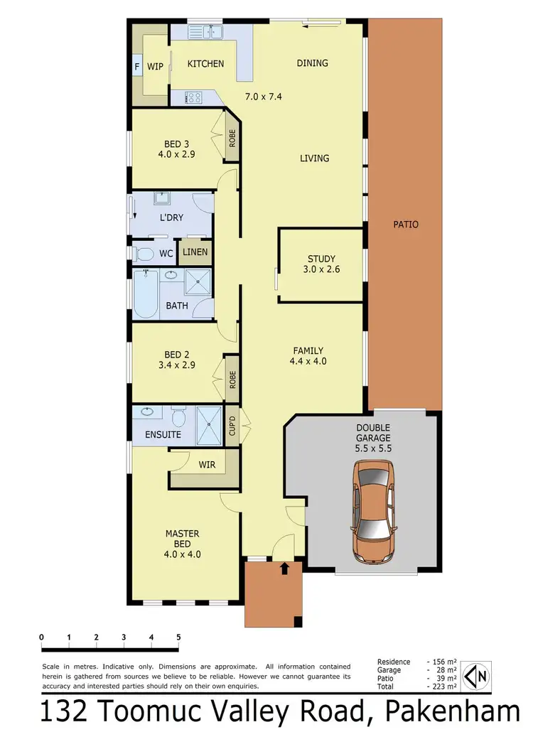 Floorplan of Homely house listing, 132 Toomuc Valley Road, Pakenham VIC 3810