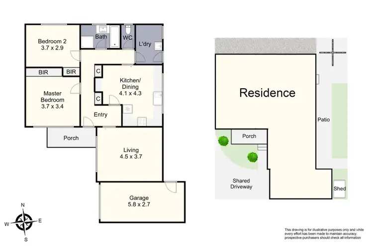 Floorplan of Homely unit listing, 3/13-15 Orsino Street, Springvale VIC 3171