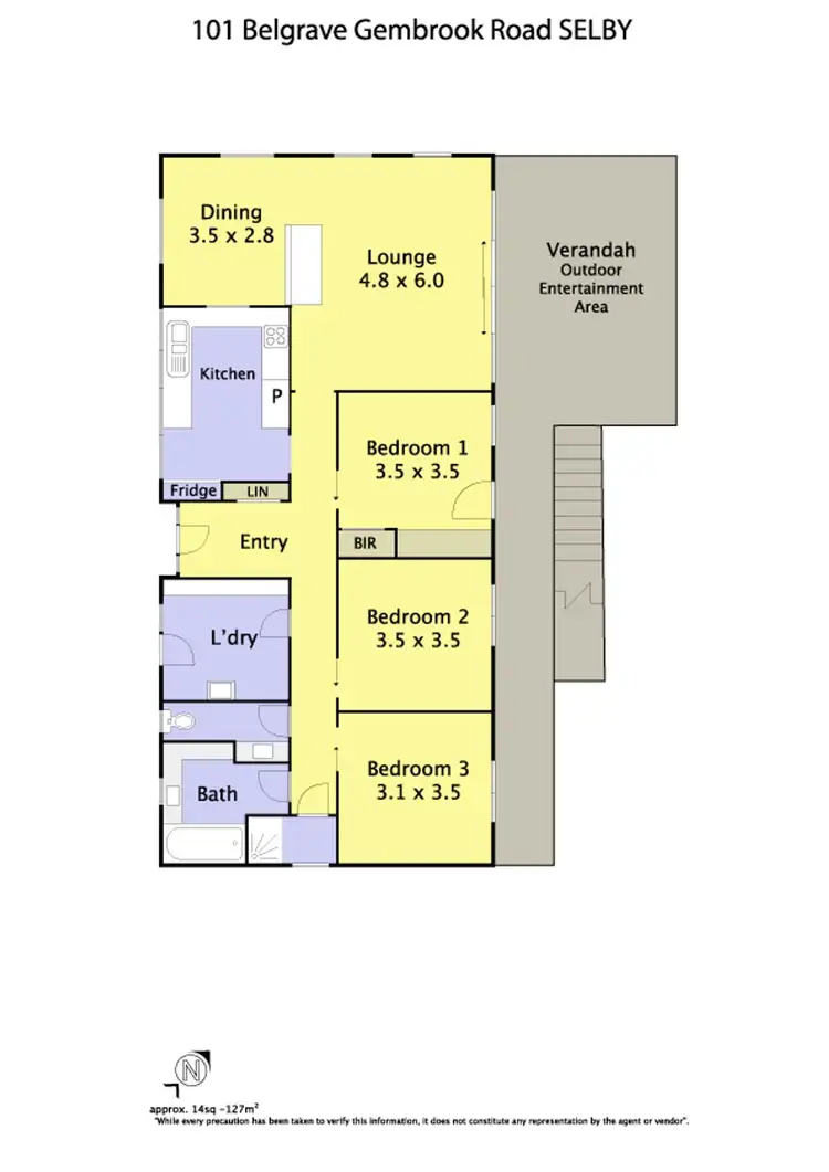 Floorplan of Homely house listing, 101 Belgrave-Gembrook Road, Selby VIC 3159