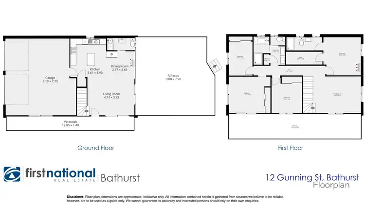 Floorplan of Homely house listing, 12 Gunning Street, Bathurst NSW 2795
