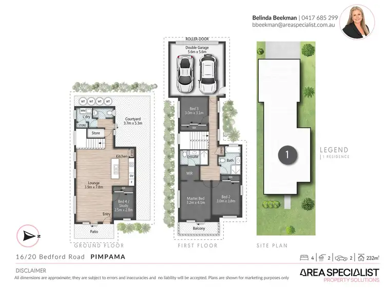 Floorplan of Homely townhouse listing, 16/20 Bedford Road, Pimpama QLD 4209