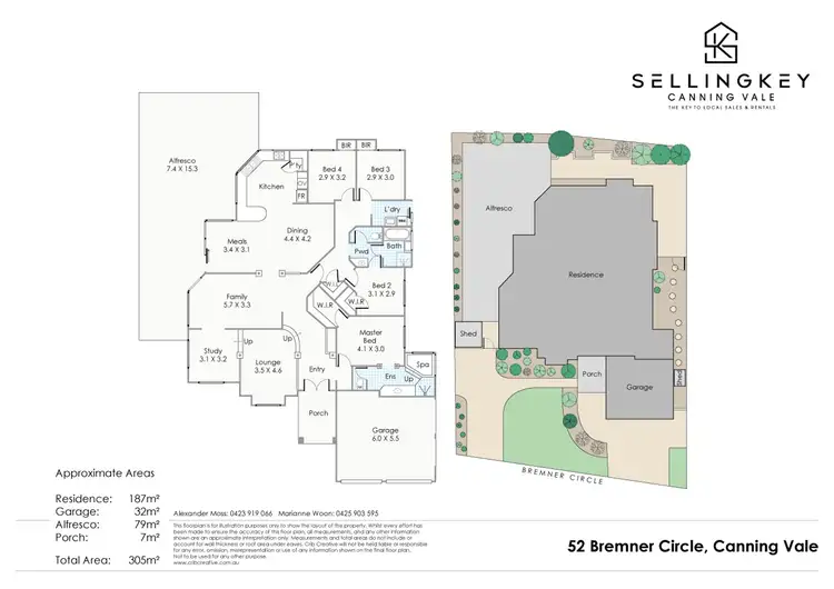 Floorplan of Homely house listing, 52 Bremner Circle, Canning Vale WA 6155