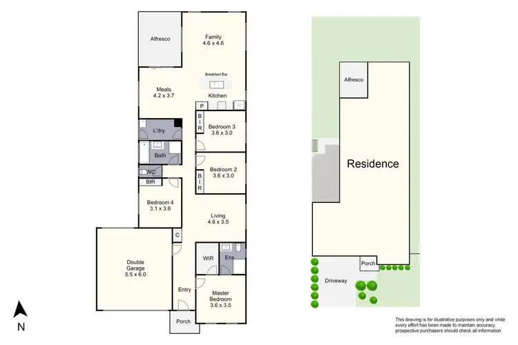 Floorplan of Homely house listing, 15 Raven Court, Pakenham VIC 3810