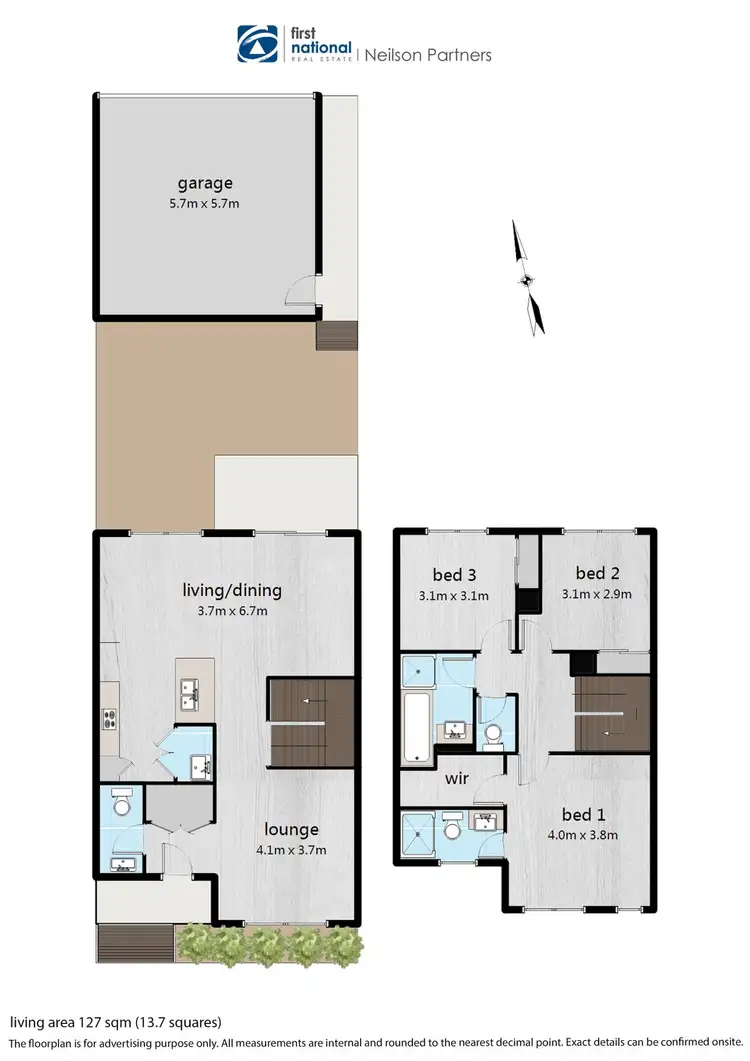 Floorplan of Homely townhouse listing, 49 Atlantic Drive, Pakenham VIC 3810