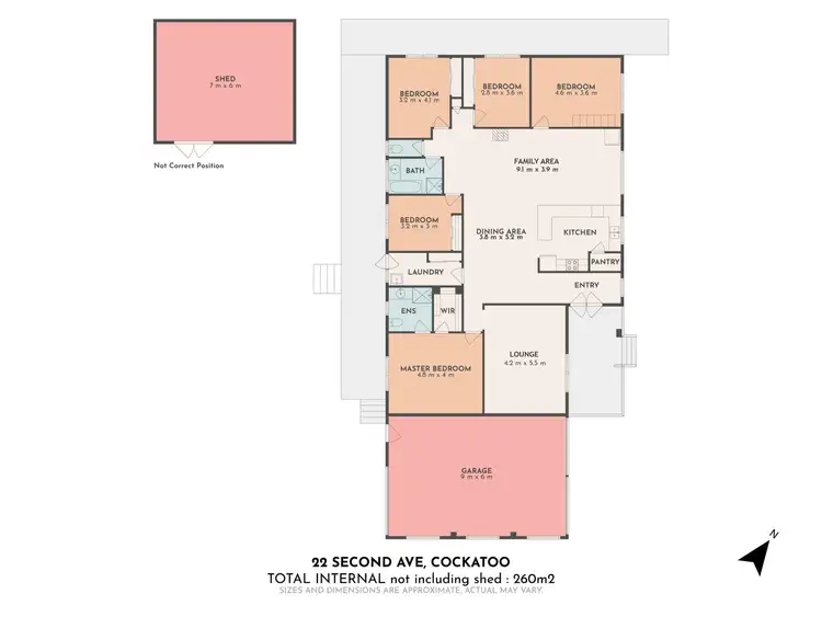 Floorplan of Homely house listing, 22 Second Avenue, Cockatoo VIC 3781