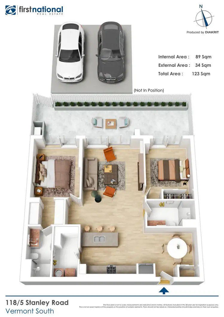 Floorplan of Homely apartment listing, 118/5 Stanley Road, Vermont South VIC 3133
