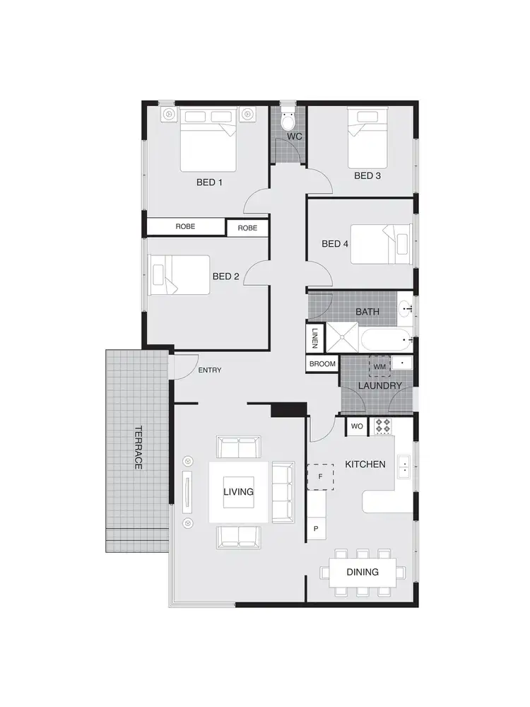 Floorplan of Homely house listing, 369 Southern Cross Drive, Holt ACT 2615