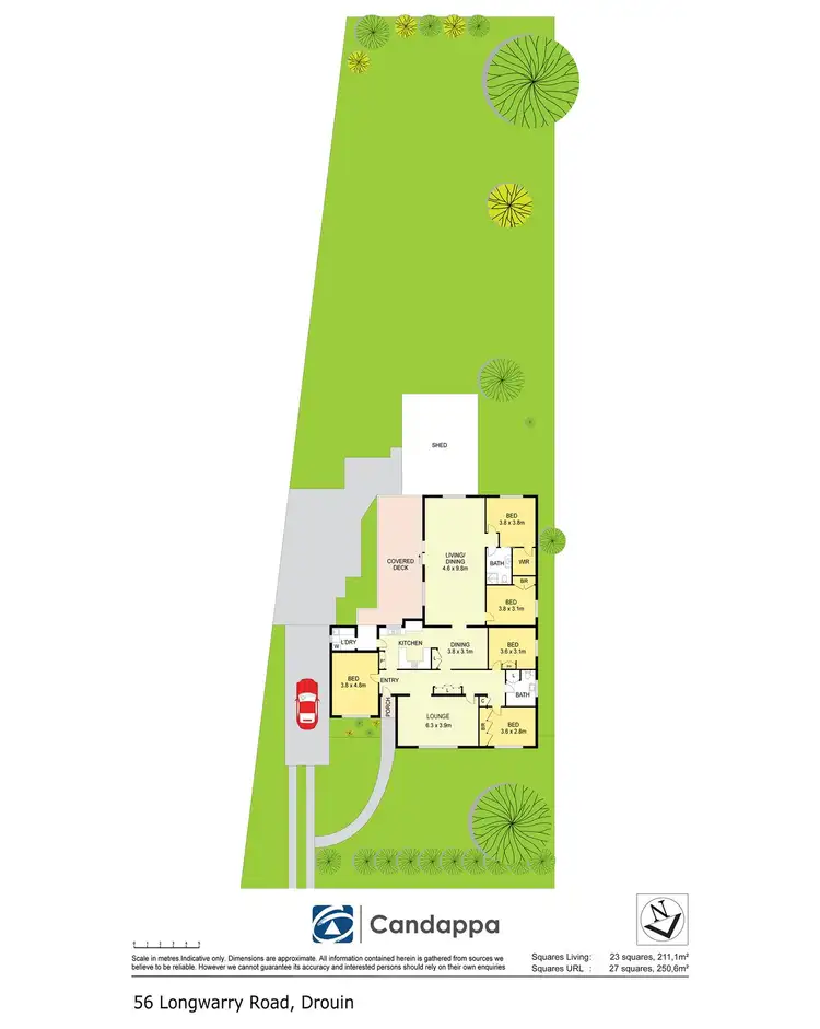 Floorplan of Homely house listing, 56 Longwarry Road, Drouin VIC 3818