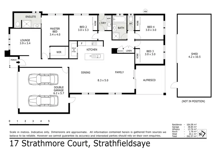 Floorplan of Homely house listing, 17 Strathmore Court, Strathfieldsaye VIC 3551