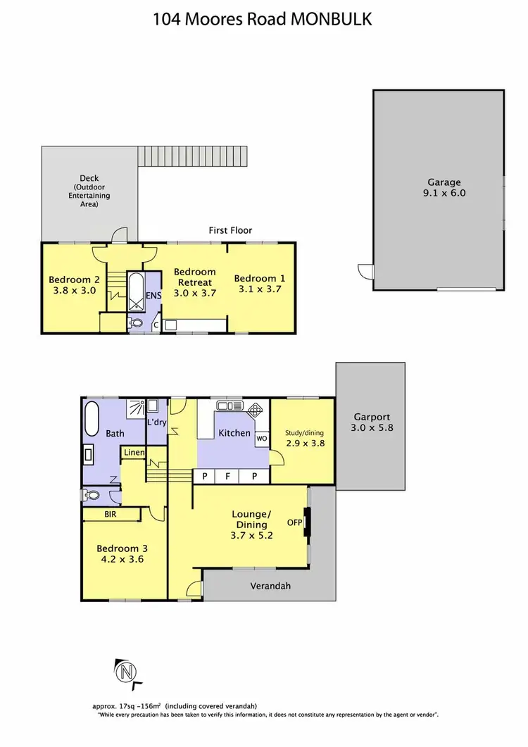 Floorplan of Homely house listing, 104 Moores Road, Monbulk VIC 3793