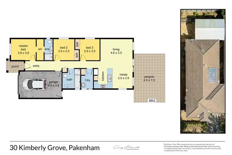 Floorplan of Homely house listing, 30 Kimberley Grove, Pakenham VIC 3810