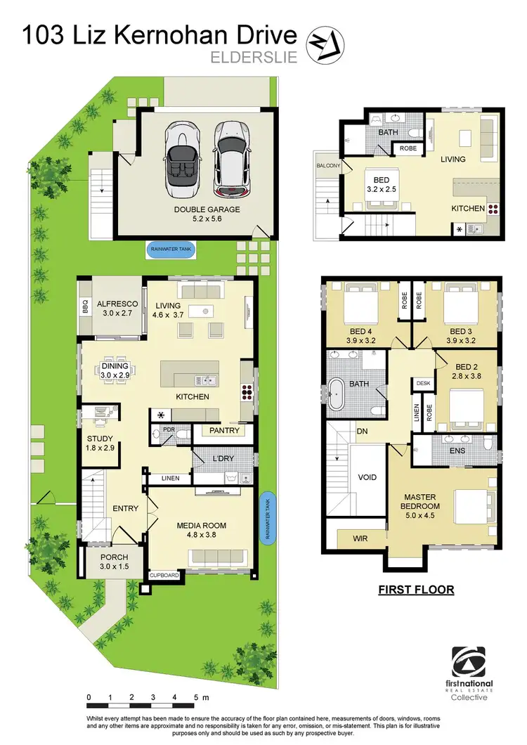 Floorplan of Homely house listing, 103 Liz Kernohan Drive, Elderslie NSW 2570