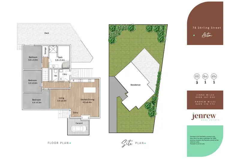 Floorplan of Homely house listing, 78 Stirling Street, Acton TAS 7320