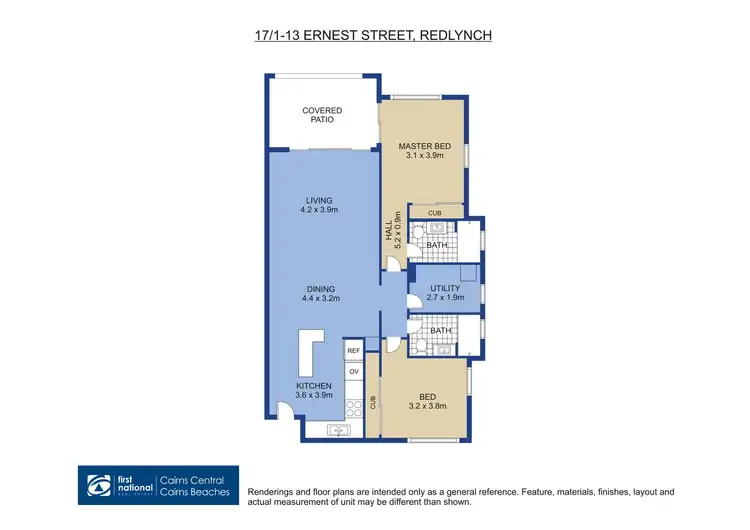 Floorplan of Homely unit listing, 17/1-13 Ernest Street, Redlynch QLD 4870
