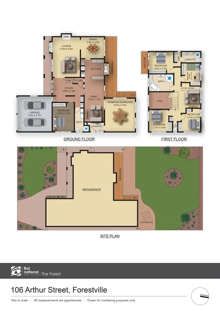 Floorplan of Homely house listing, 106 Arthur Street, Forestville NSW 2087