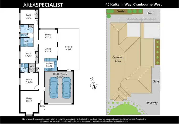 Floorplan of Homely house listing, 40 Kulkami Way, Cranbourne West VIC 3977