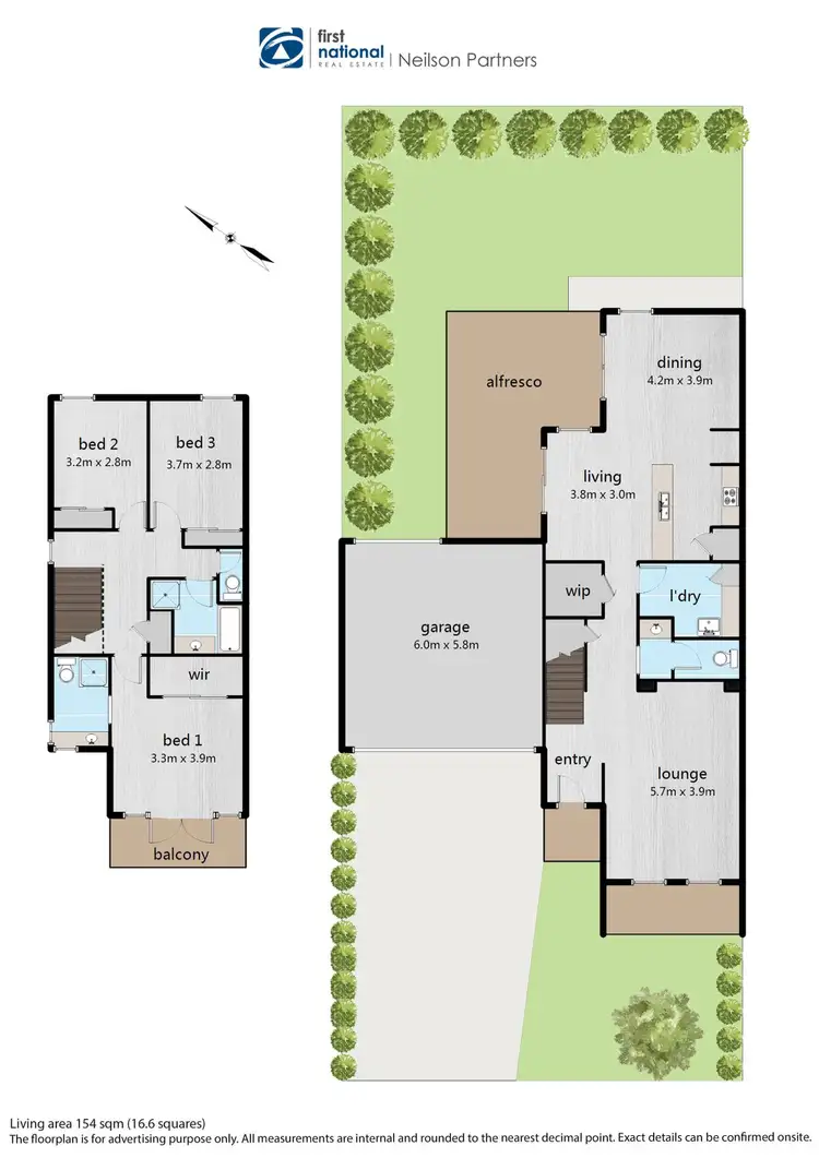 Floorplan of Homely townhouse listing, 6 Reid Mews, Berwick VIC 3806