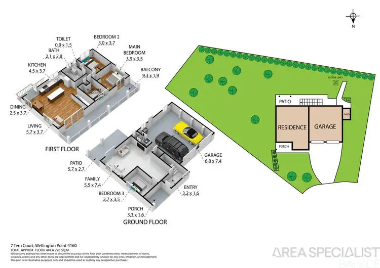 Floorplan of Homely house listing, 7 Tern Court, Wellington Point QLD 4160