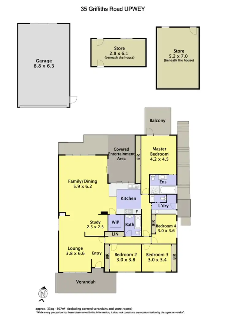Floorplan of Homely house listing, 35 Griffiths Road, Upwey VIC 3158