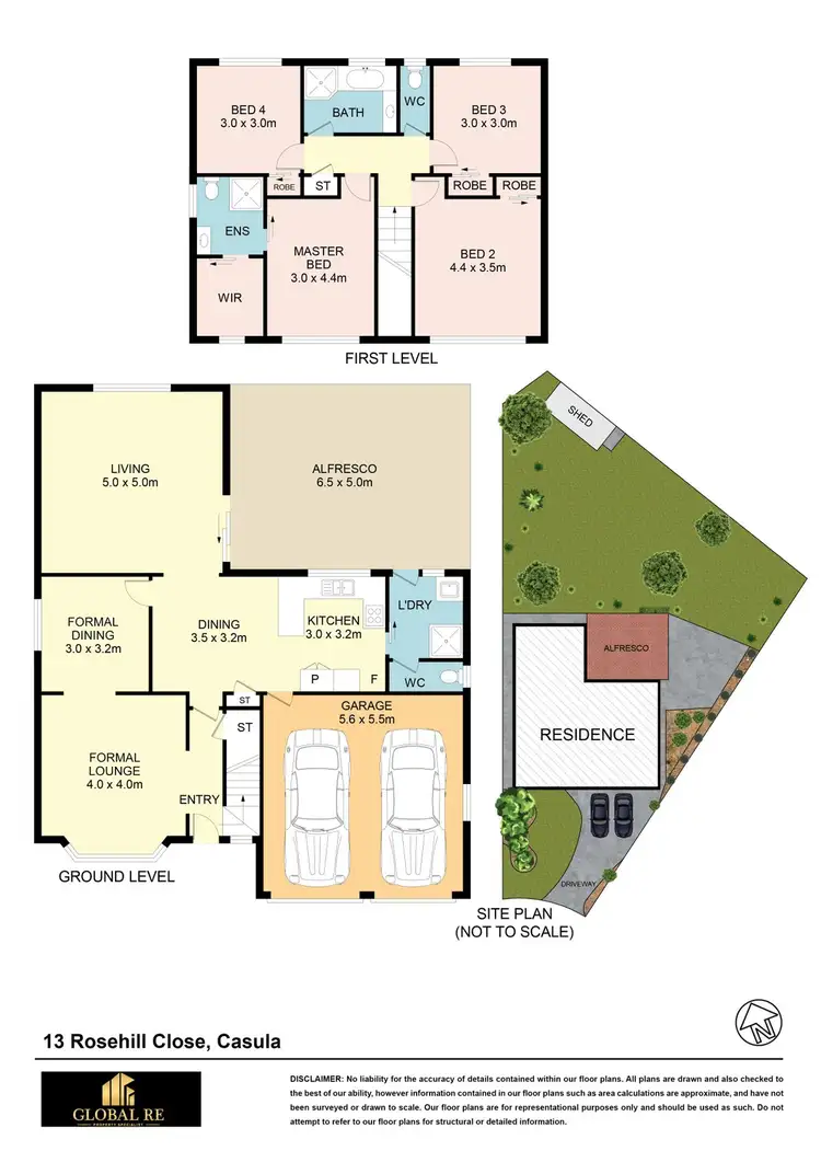 Floorplan of Homely house listing, 13 Rosehill Close, Casula NSW 2170