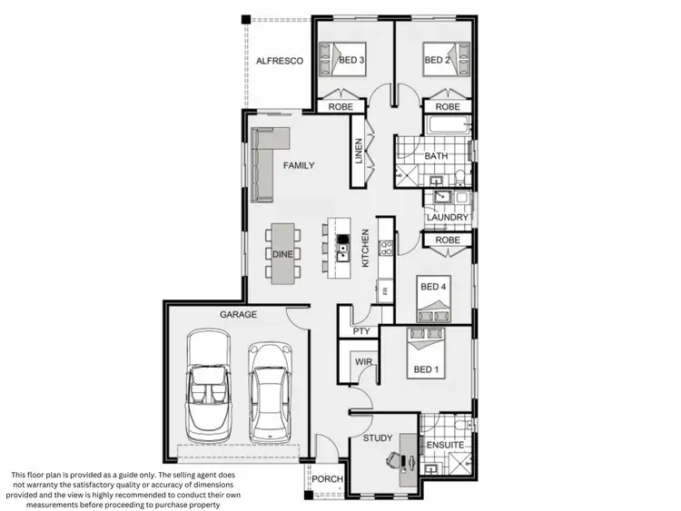 Floorplan of Homely house listing, 3 Bluebell Court, Mildura VIC 3500