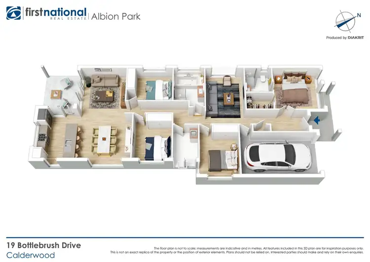 Floorplan of Homely house listing, 19 Bottlebrush Drive, Calderwood NSW 2527