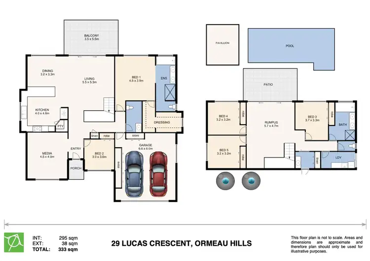 Floorplan of Homely house listing, 29 Lucas Crescent, Ormeau Hills QLD 4208