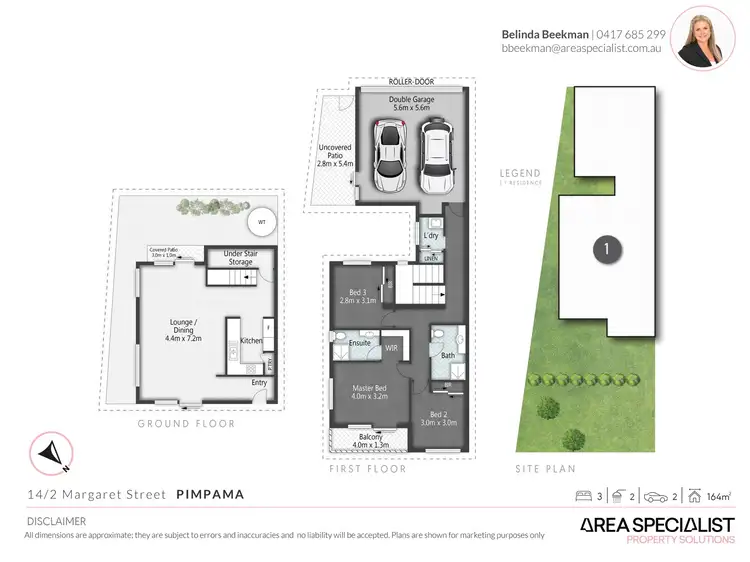 Floorplan of Homely townhouse listing, 14/2 Margaret Street, Pimpama QLD 4209