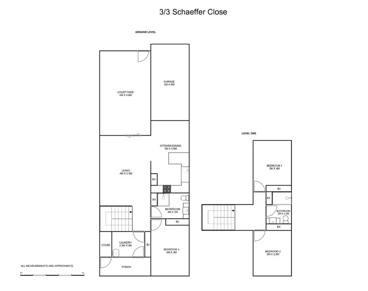 Floorplan of Homely townhouse listing, 3/3 Schaeffer Close, Grafton NSW 2460