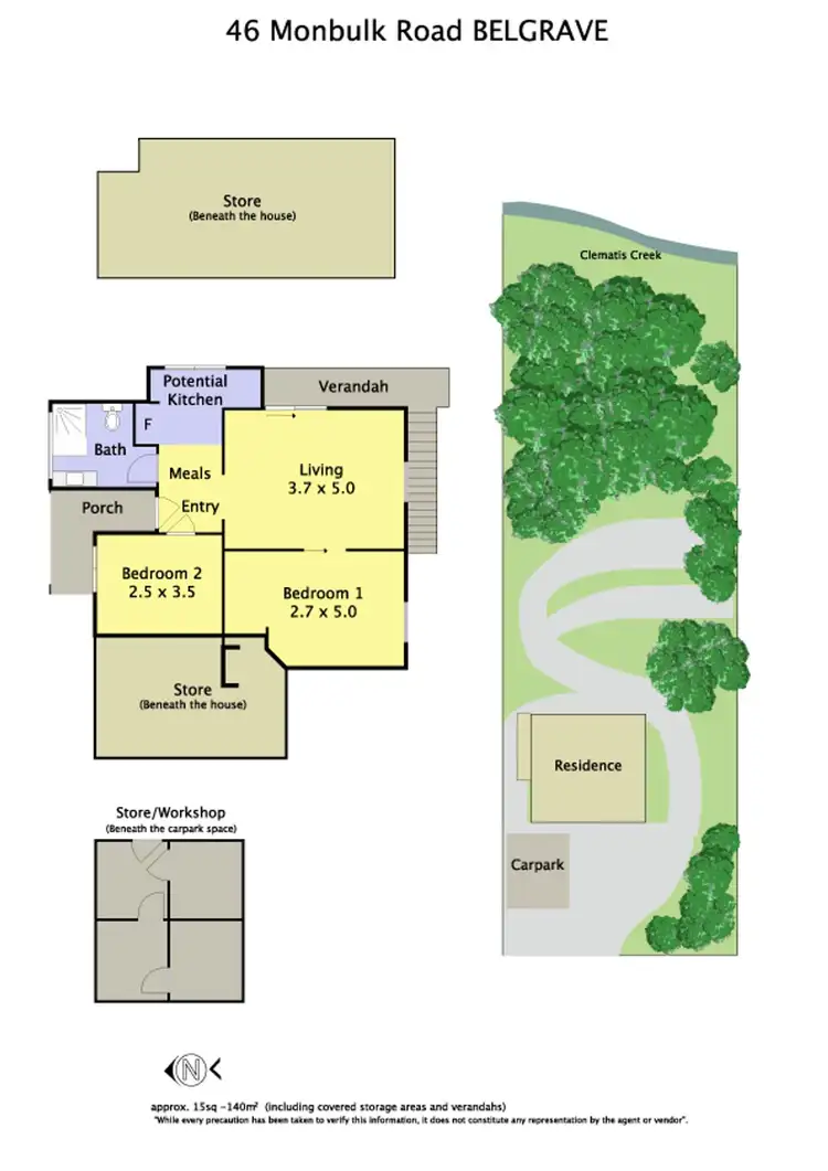 Floorplan of Homely house listing, 46 Monbulk Road, Belgrave VIC 3160
