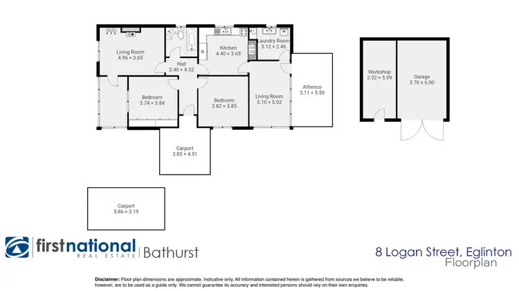 Floorplan of Homely house listing, 8 Logan Street, Eglinton NSW 2795