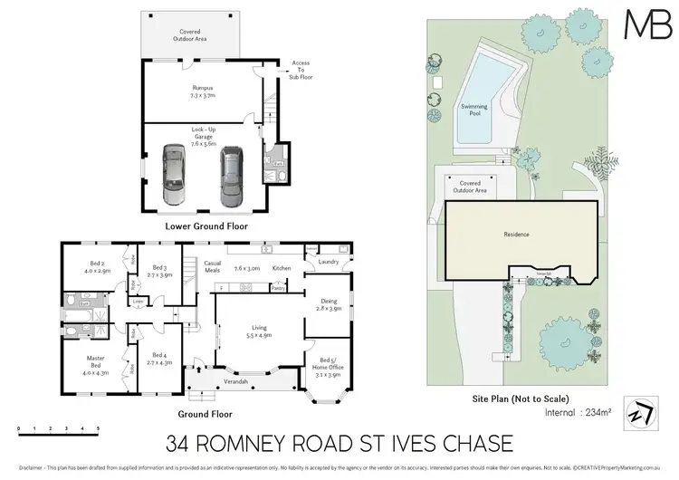 Floorplan of Homely house listing, 34 Romney Road, St Ives NSW 2075