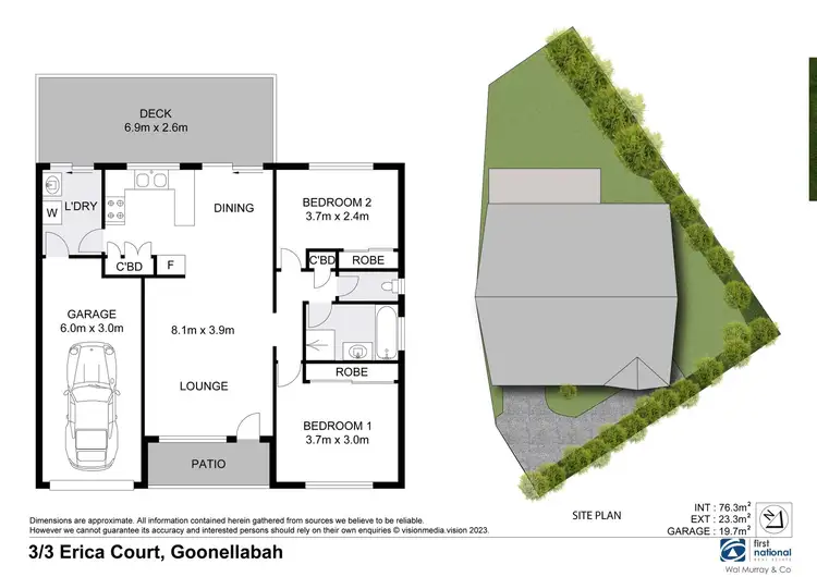 Floorplan of Homely house listing, 3/3 Erica Court, Goonellabah NSW 2480