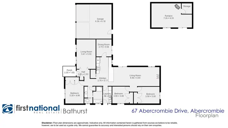 Floorplan of Homely house listing, 67 Abercrombie Drive, Abercrombie NSW 2795