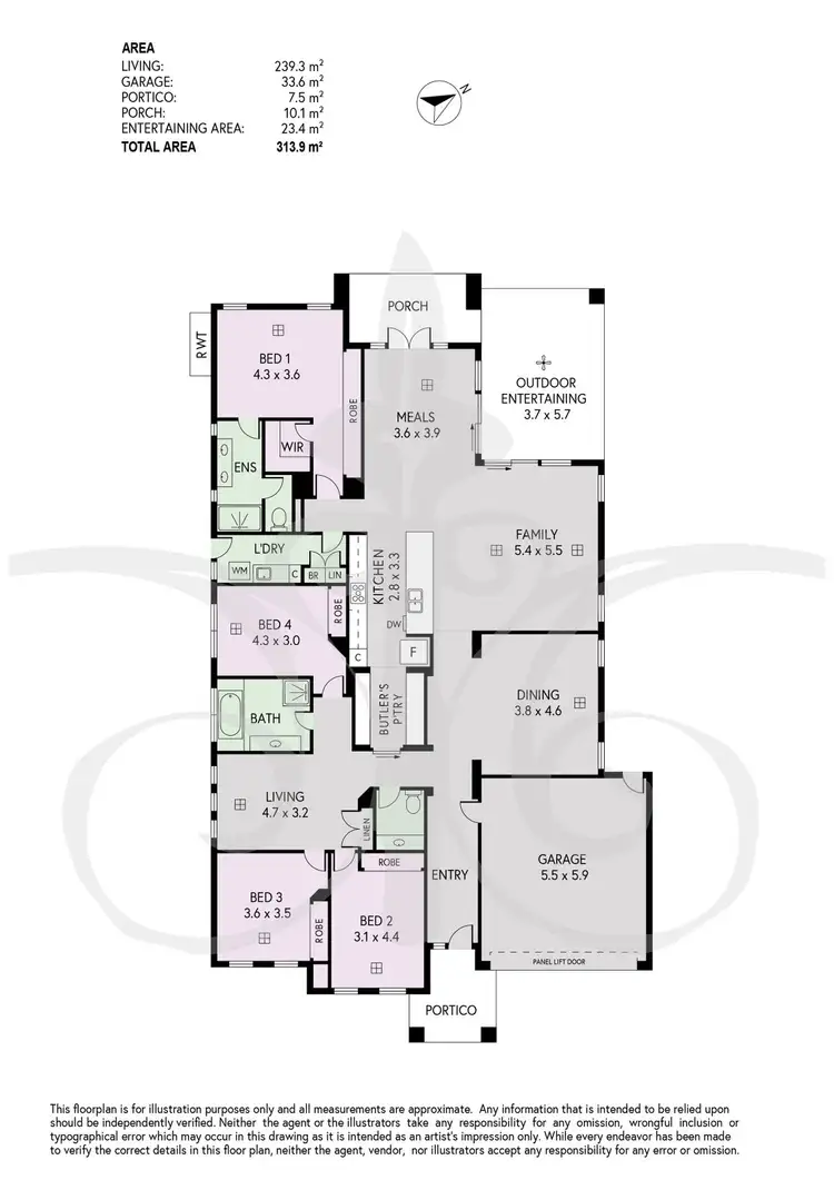 Floorplan of Homely house listing, 18 Hallmark Court, Mount Barker SA 5251