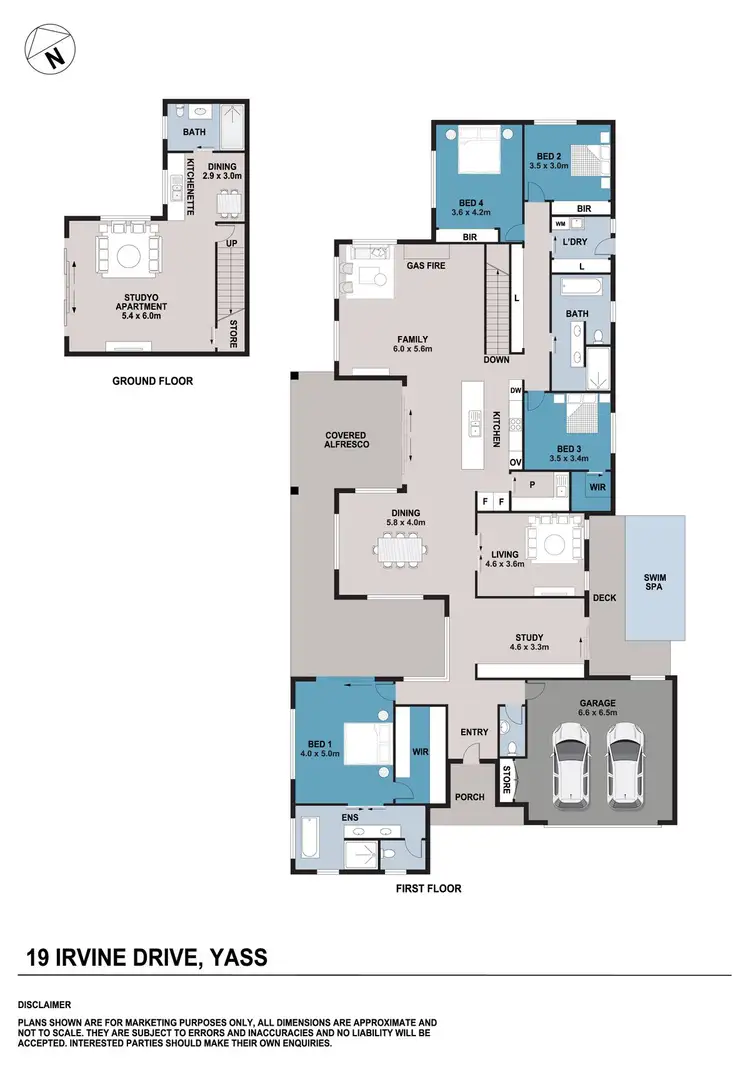 Floorplan of Homely house listing, 19 Irvine Drive, Yass NSW 2582