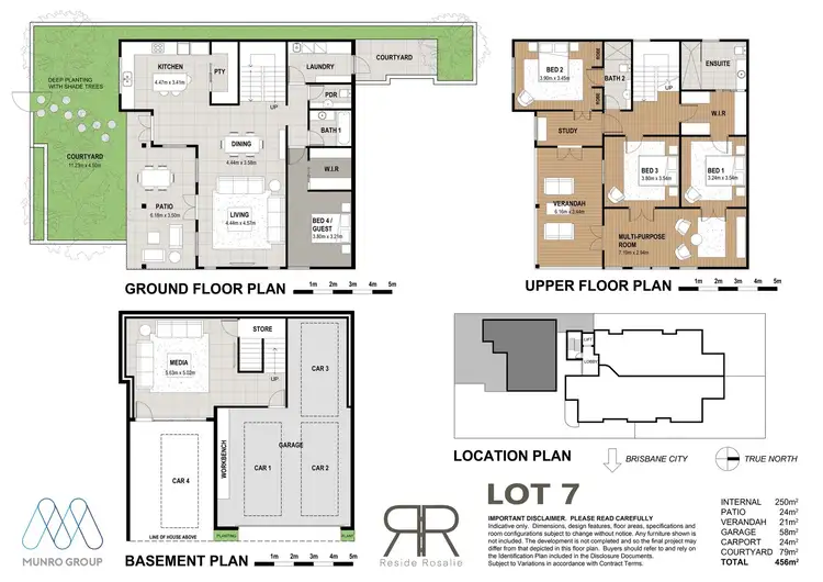 Floorplan of Homely apartment listing, 7/175 Baroona Road, Paddington QLD 4064