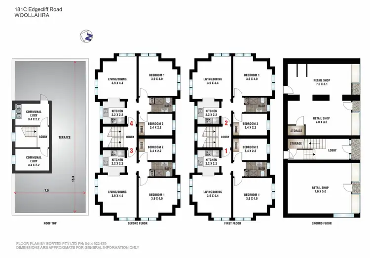 Floorplan of Homely block of units listing, 181C Edgecliff Road, Woollahra NSW 2025