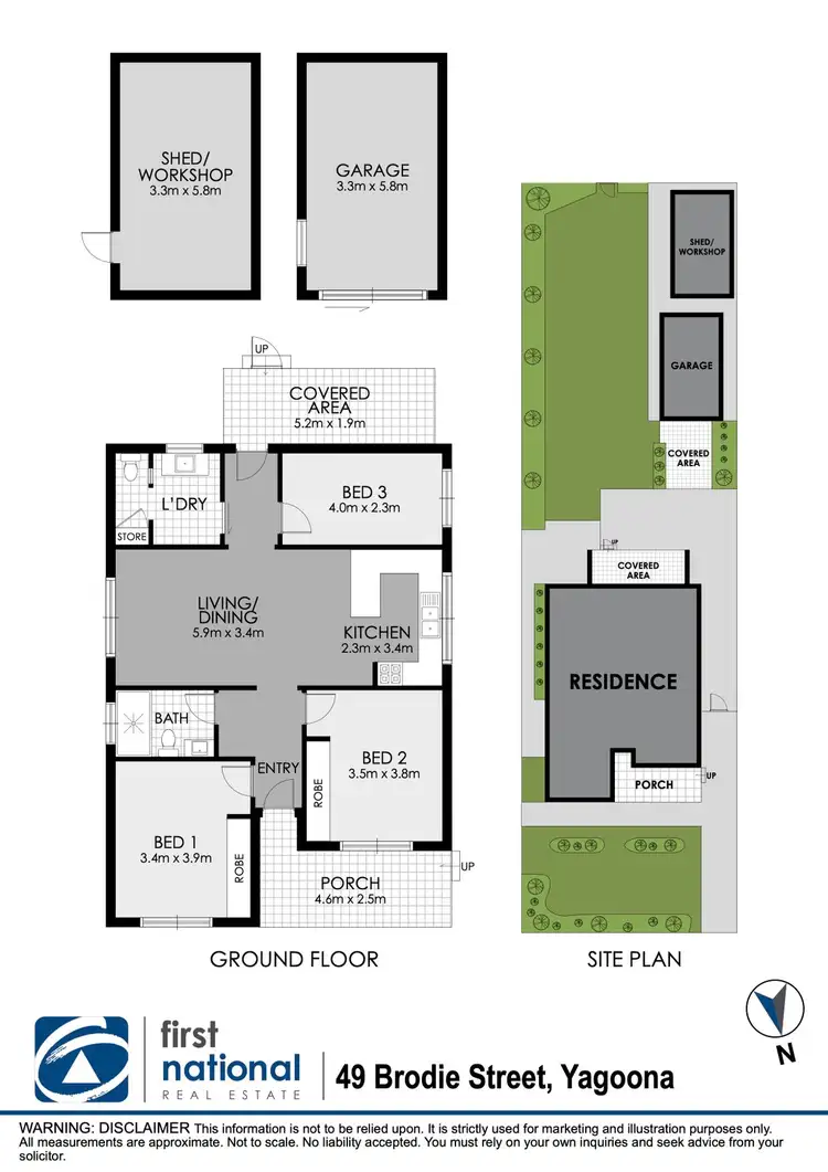 Floorplan of Homely house listing, 49 Brodie Street, Yagoona NSW 2199