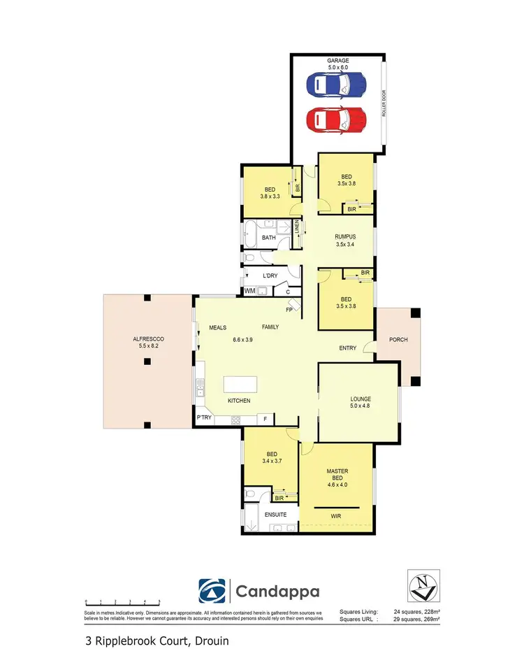 Floorplan of Homely house listing, 3 Ripplebrook Court, Drouin VIC 3818