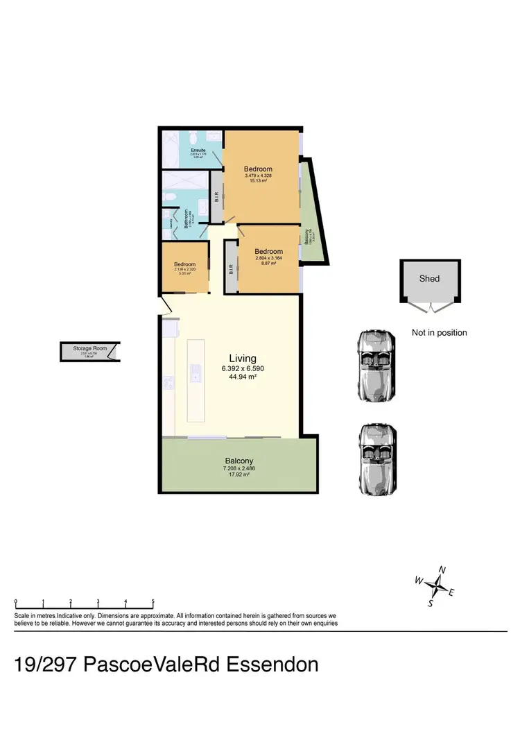 Floorplan of Homely apartment listing, 19/297 Pascoe Vale Road, Essendon VIC 3040