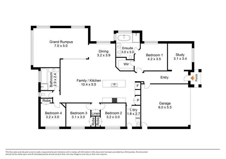 Floorplan of Homely house listing, 12 Frontignac Court, Sunbury VIC 3429
