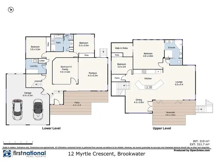 Floorplan of Homely house listing, 12 Myrtle Crescent, Brookwater QLD 4300